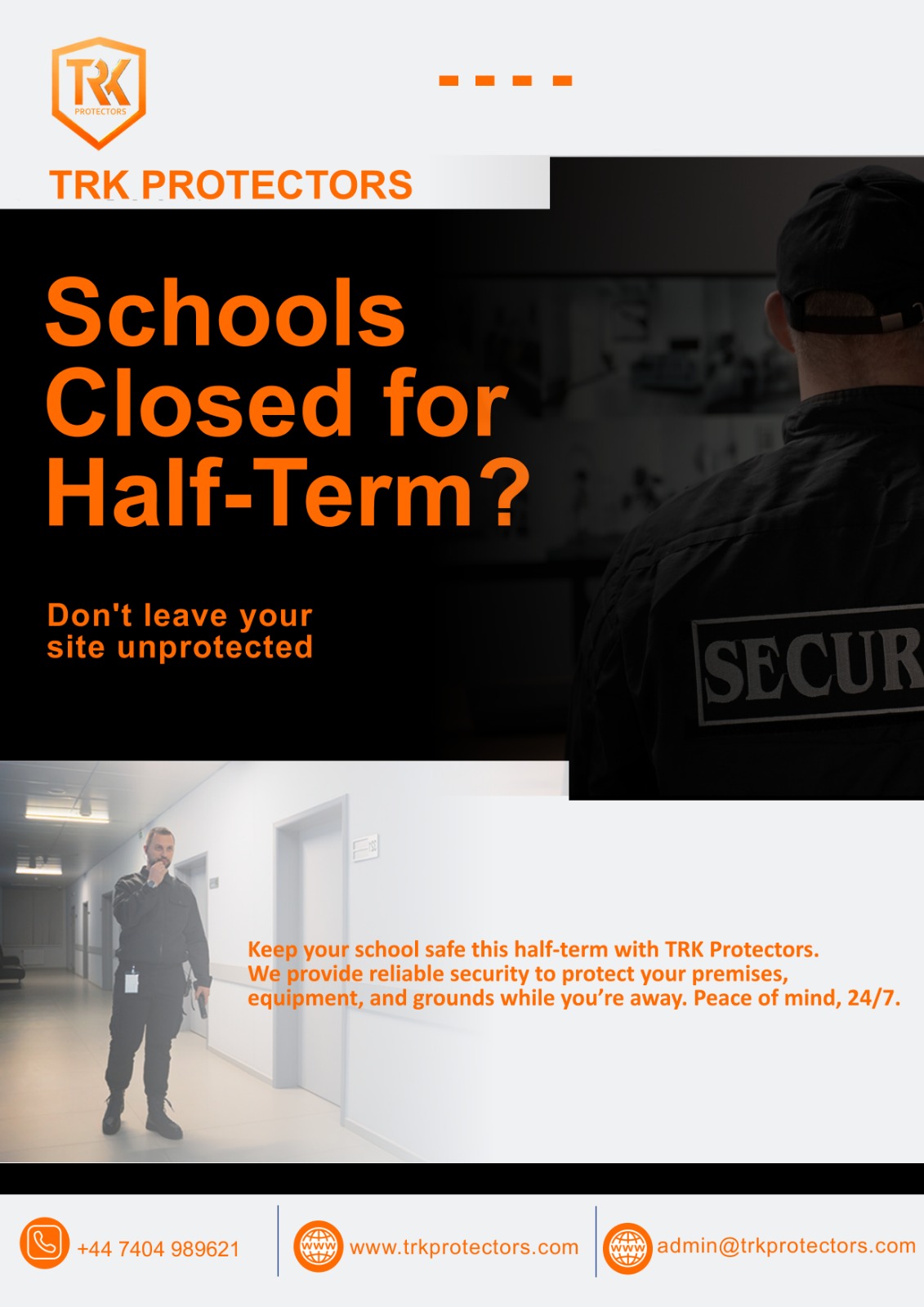 School Closed for Half-Term? Keep Your Premises Protected!